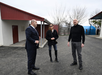 Prezident İlham Əliyev və Birinci xanım Mehriban Əliyeva Xocavəndin Xanoba kəndində fərdi evlərin və infrastrukturun bərpası sahəsində görülən işlərlə tanış olublar