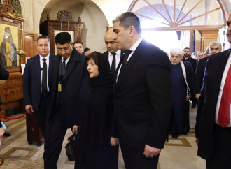 Sahibə Qafarova Bütün Gürcüstanın Katalikos-Patriarxı II İlya həzrətlərinin dəfn mərasimində iştirak edib