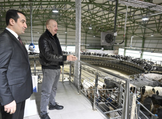 Prezident İlham Əliyev Şamaxıda “Şirvan Aqro” heyvandarlıq kompleksinin açılışında iştirak edib