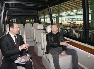 Prezident İlham Əliyev Şamaxıda “Şirvan Aqro” heyvandarlıq kompleksinin açılışında iştirak edib