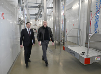 Prezident İlham Əliyev Şamaxıda “Şirvan Aqro” heyvandarlıq kompleksinin açılışında iştirak edib