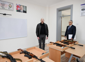 Prezident İlham Əliyev Şamaxı Avropa liseyinin yeni binasının açılışında iştirak edib