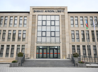 Prezident İlham Əliyev Şamaxı Avropa liseyinin yeni binasının açılışında iştirak edib