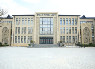 Prezident İlham Əliyev Şamaxı Avropa liseyinin yeni binasının açılışında iştirak edib