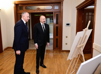 Prezident İlham Əliyev Gürcüstanın Azərbaycandakı səfirliyində olub, başsağlığı verib