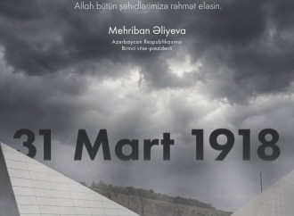 Birinci-vitse prezident Mehriban Əliyeva 31 Mart – Azərbaycanlıların Soyqırımı Günü ilə bağlı paylaşım edib