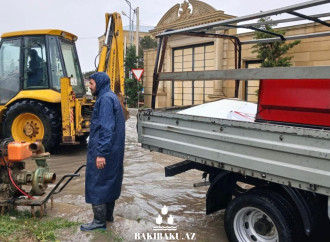 Bakıda yağış səbəbindən təxliyə edilənlər hotellərə yerləşdirildi