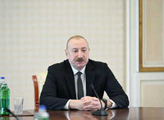 Prezident İlham Əliyev Türk Dövlətləri Təşkilatına üzv dövlətlərin hökumət başçılarının görüşünün iştirakçılarını qəbul edib