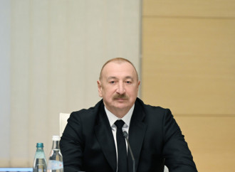 Prezident İlham Əliyevin Gürcüstanın Baş naziri İrakli Kobaxidze ilə geniş tərkibdə görüşü olub