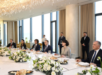 Tbilisidə Prezident İlham Əliyevin şərəfinə lanç verilib