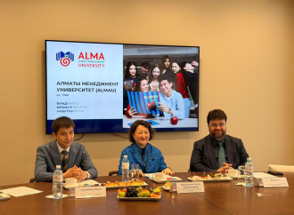 Türk Mədəniyyəti və İrsi Fondunun Prezidenti Almaty Management University (AlmaU) Rektoru ilə görüşüb