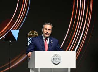 Prezident İlham Əliyev və Birinci xanım Mehriban Əliyeva Antalyada Diplomatiya Forumunun açılış mərasimində iştirak ediblər