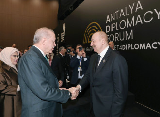 Prezident İlham Əliyev və Birinci xanım Mehriban Əliyeva Antalyada Diplomatiya Forumunun açılış mərasimində iştirak ediblər