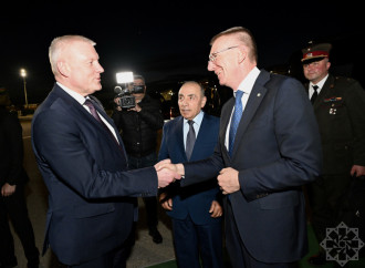 Latviya Prezidenti Edqars Rinkeviçs Azərbaycana rəsmi səfərə gəlib