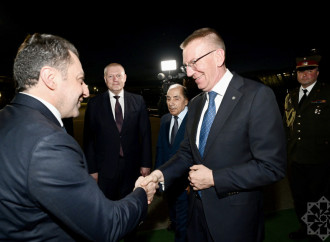 Latviya Prezidenti Edqars Rinkeviçs Azərbaycana rəsmi səfərə gəlib