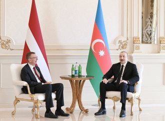 Prezident İlham Əliyevin Latviya Prezidenti ilə təkbətək görüşü olub