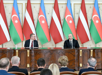 Prezident İlham Əliyev və Latviya Prezidenti Edqars Rinkeviçs mətbuata bəyanatlarla çıxış ediblər