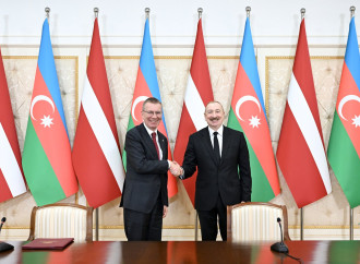 Prezident İlham Əliyev və Latviya Prezidenti Edqars Rinkeviçs mətbuata bəyanatlarla çıxış ediblər