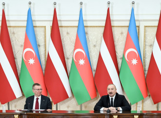 Prezident İlham Əliyev və Latviya Prezidenti Edqars Rinkeviçs mətbuata bəyanatlarla çıxış ediblər