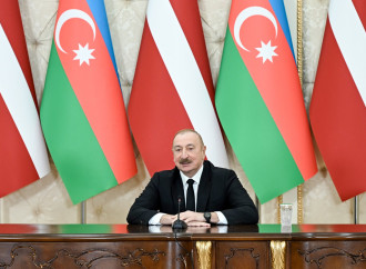 Prezident İlham Əliyev və Latviya Prezidenti Edqars Rinkeviçs mətbuata bəyanatlarla çıxış ediblər