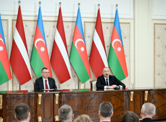 Prezident İlham Əliyev və Latviya Prezidenti Edqars Rinkeviçs mətbuata bəyanatlarla çıxış ediblər