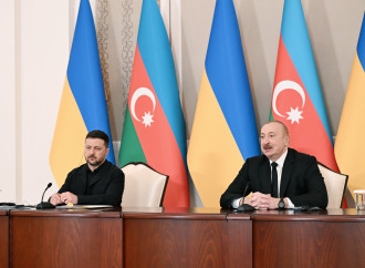 Qəbələdə Prezident İlham Əliyev və Ukrayna Prezidenti mətbuata bəyanatlarla çıxış ediblər