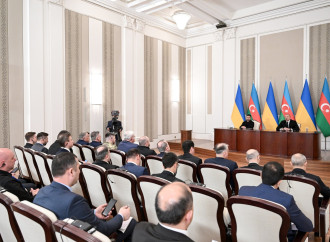 Qəbələdə Prezident İlham Əliyev və Ukrayna Prezidenti mətbuata bəyanatlarla çıxış ediblər