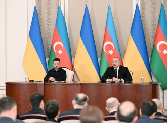 Qəbələdə Prezident İlham Əliyev və Ukrayna Prezidenti mətbuata bəyanatlarla çıxış ediblər