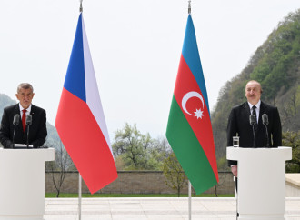 Prezident İlham Əliyev və Çexiyanın Baş naziri Andrey Babiş mətbuata bəyanatlarla çıxış edirlər