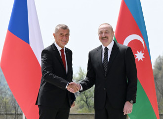 Prezident İlham Əliyev və Çexiyanın Baş naziri Andrey Babiş mətbuata bəyanatlarla çıxış edirlər
