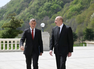 Prezident İlham Əliyev və Çexiyanın Baş naziri Andrey Babiş mətbuata bəyanatlarla çıxış edirlər