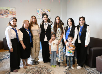Leyla Əliyeva və Arzu Əliyeva Şəkidə uşaq evi sosial xidmət müəssisəsində olublar