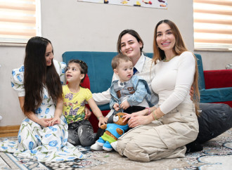 Leyla Əliyeva və Arzu Əliyeva Şəkidə uşaq evi sosial xidmət müəssisəsində olublar