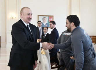 Prezident İlham Əliyev Avropa çempionatında komanda hesabında çempion olan güləşçiləri qəbul edib