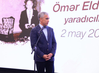 Heydər Əliyev Mərkəzində gənclərlə “Heydər Əliyev və Ömər Eldarov yaradıcılığı” mövzusunda görüş olub