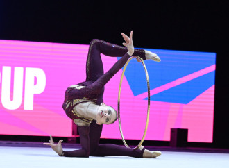 Birinci vitse-prezident Mehriban Əliyeva bədii gimnastika üzrə Avropa kubokunu izləyib