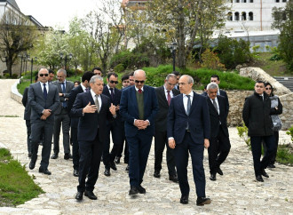 İİB nümayəndə heyəti Qarabağda bərpa və infrastruktur layihələri ilə tanış olub