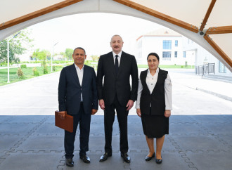 Prezident İlham Əliyev və Birinci xanım Mehriban Əliyeva Cəbrayıl rayonunun Şükürbəyli kəndinə köçən sakinlərlə görüşüblər