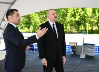 Prezident İlham Əliyev Zəngilan şəhərində “Zangilan City Park Hotel”in təməlini qoyub