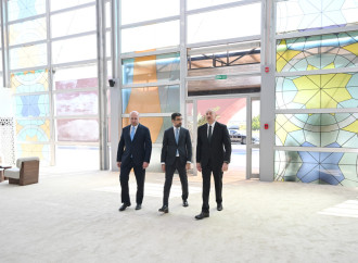 Prezident İlham Əliyev Bakı Olimpiya Stadionunun ərazisində WUF13 ilə bağlı görülən işlərlə tanış olub