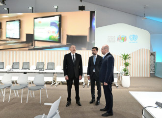 Prezident İlham Əliyev Bakı Olimpiya Stadionunun ərazisində WUF13 ilə bağlı görülən işlərlə tanış olub