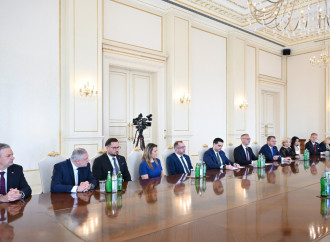 Prezident İlham Əliyev Slovakiya Milli Şurası sədrinin başçılıq etdiyi nümayəndə heyətini qəbul edib
