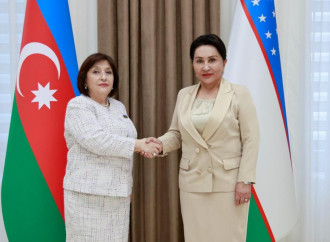 Milli Məclisin sədri Sahibə Qafarova Özbəkistan Ali Məclisi Senatının sədri ilə görüşüb