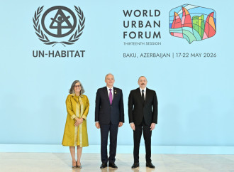 Prezident İlham Əliyev və Birinci xanım Mehriban Əliyeva Ümumdünya Şəhərsalma Forumunun 13-cü Sessiyasının açılış mərasimində iştirak ediblər