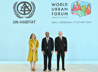 Prezident İlham Əliyev və Birinci xanım Mehriban Əliyeva Ümumdünya Şəhərsalma Forumunun 13-cü Sessiyasının açılış mərasimində iştirak ediblər