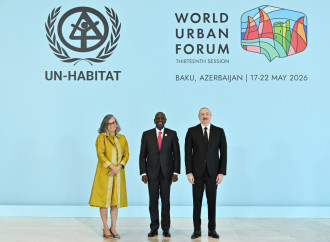 Prezident İlham Əliyev və Birinci xanım Mehriban Əliyeva Ümumdünya Şəhərsalma Forumunun 13-cü Sessiyasının açılış mərasimində iştirak ediblər