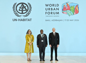 Prezident İlham Əliyev və Birinci xanım Mehriban Əliyeva Ümumdünya Şəhərsalma Forumunun 13-cü Sessiyasının açılış mərasimində iştirak ediblər