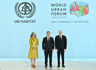 Prezident İlham Əliyev və Birinci xanım Mehriban Əliyeva Ümumdünya Şəhərsalma Forumunun 13-cü Sessiyasının açılış mərasimində iştirak ediblər