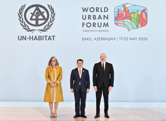 Prezident İlham Əliyev və Birinci xanım Mehriban Əliyeva Ümumdünya Şəhərsalma Forumunun 13-cü Sessiyasının açılış mərasimində iştirak ediblər