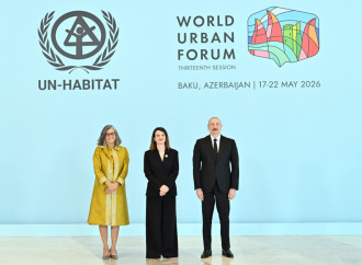 Prezident İlham Əliyev və Birinci xanım Mehriban Əliyeva Ümumdünya Şəhərsalma Forumunun 13-cü Sessiyasının açılış mərasimində iştirak ediblər